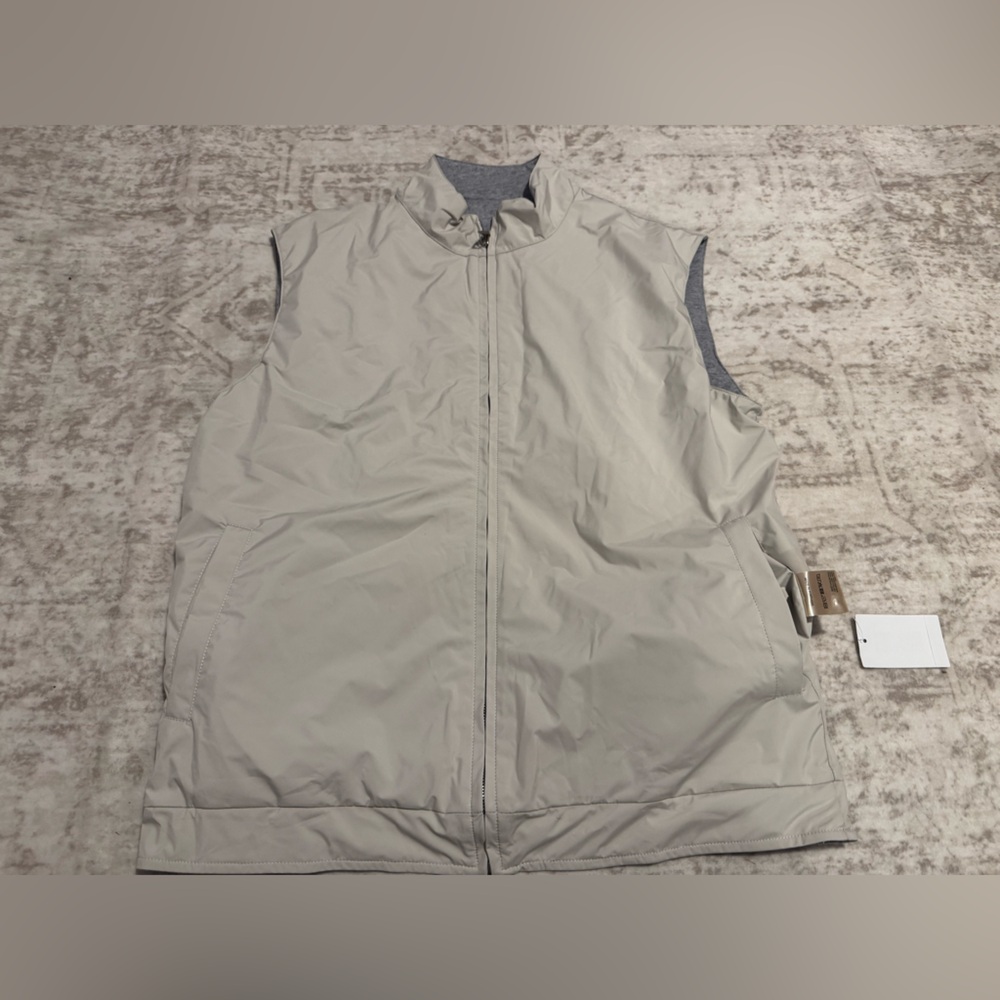 Aurelien BEIGE REVERSIBLE RESORT BODY WARMER - Picture 5 of 9